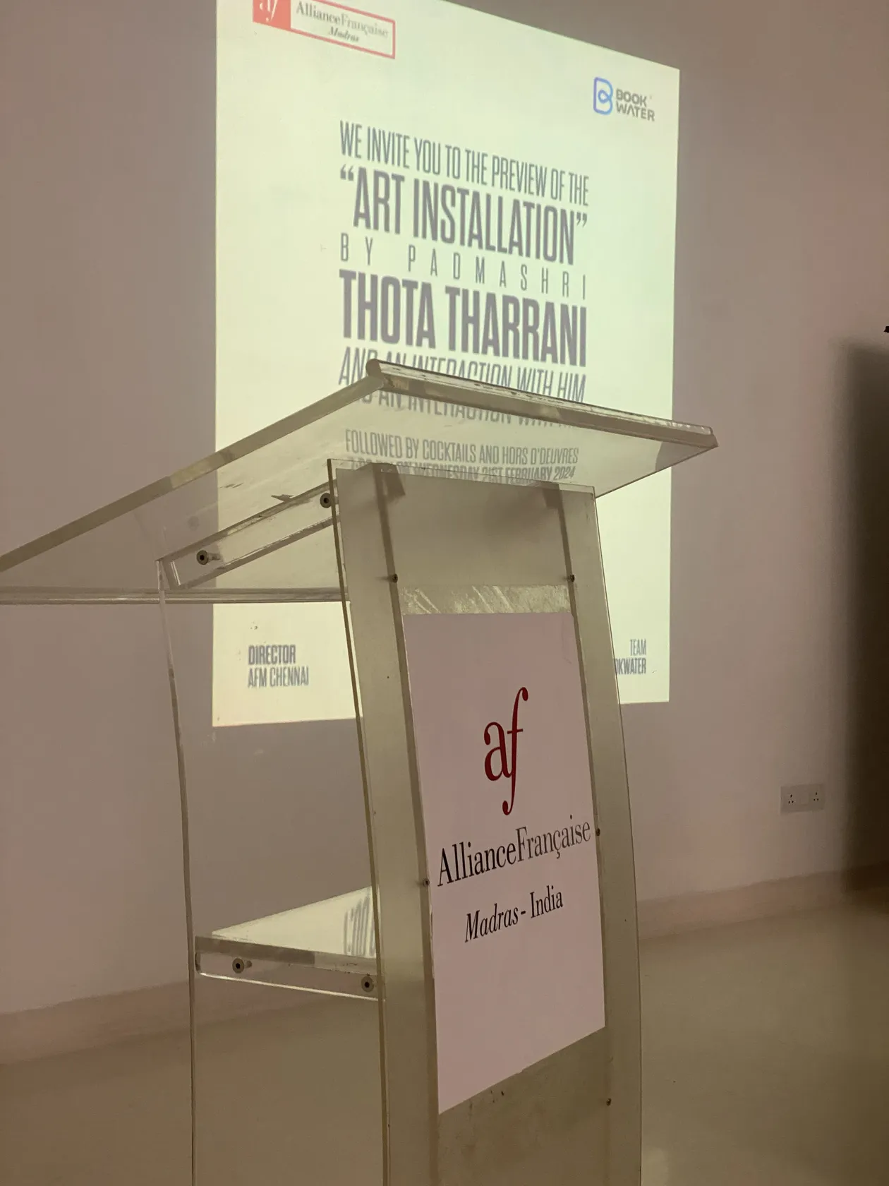 Alliance Française Madras showcase 1