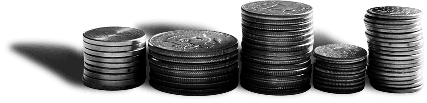 Stacks of coins