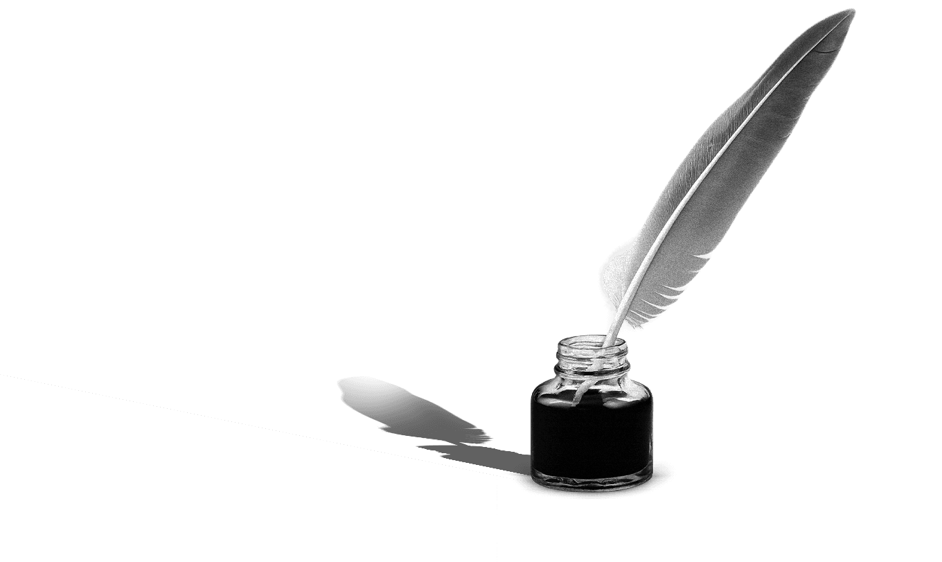 Quill and ink well