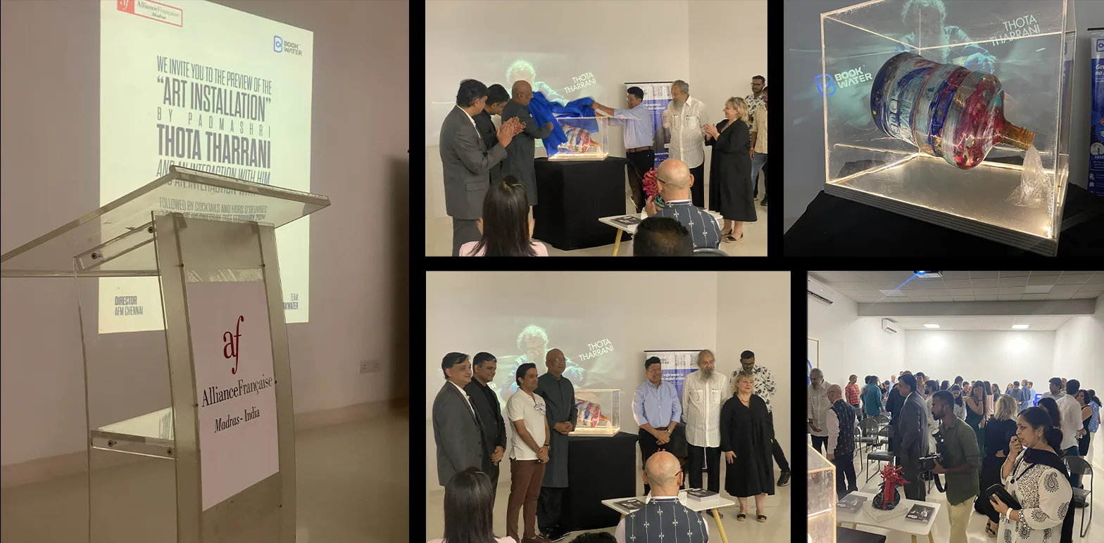 Premium art showcase at Alliance Française Madras