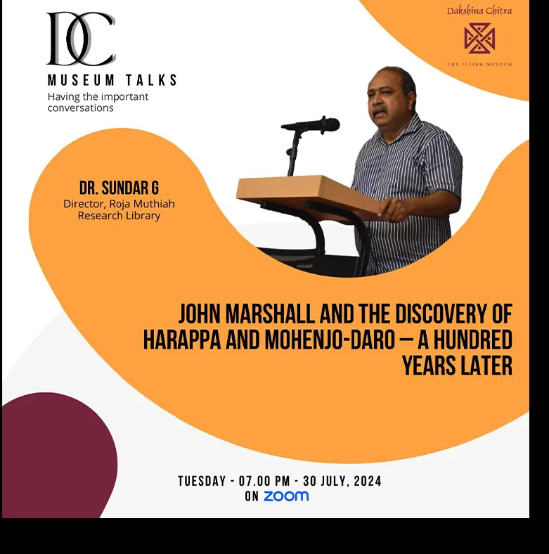 Museum Talks — John Marshall and the discovery of Harappa poster