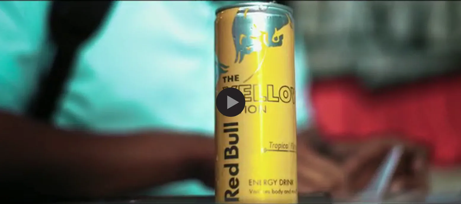 Red Bull The Yellow Edition brand film still